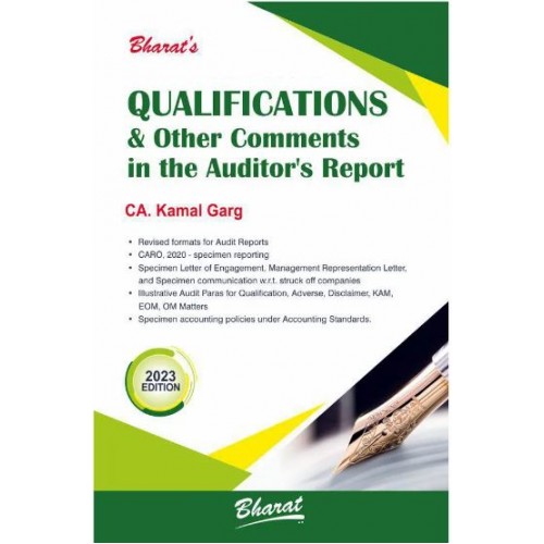 Bharat’s Qualifications & Other Comments in the Auditor’s Report by CA. Kamal Garg